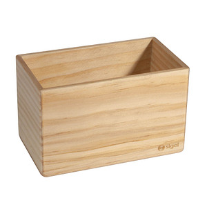 Image sigel Holz-Aufbewahrungsbox für Weißwand- & Glasmagnettafeln