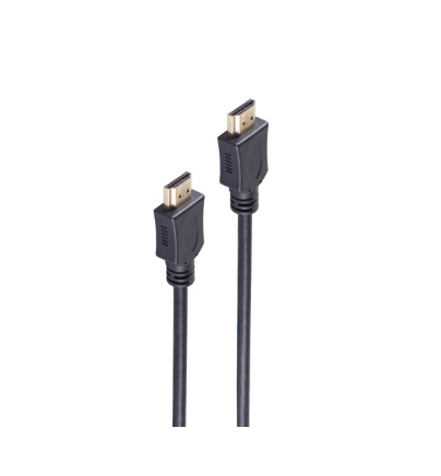 Image S-CONN Kabel HDMI A-Stecker auf HDMI A-Stecker 10,0 m schwarz