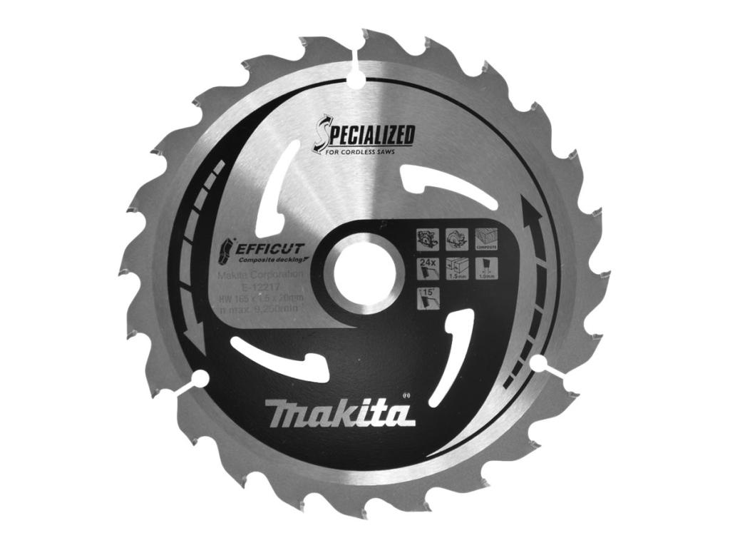 Image MAKITA E-12217 Kreissägeblatt 165 x 20 x 1.5 mm Zähneanzahl: 24 1 St.