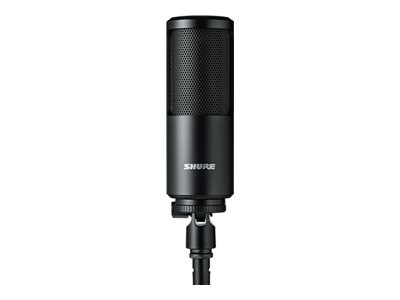 Image SHURE SM4-K, Studio-Mikrofon, Kardioide, Kabelgebunden, Schwarz, Metall, 1 Stüc