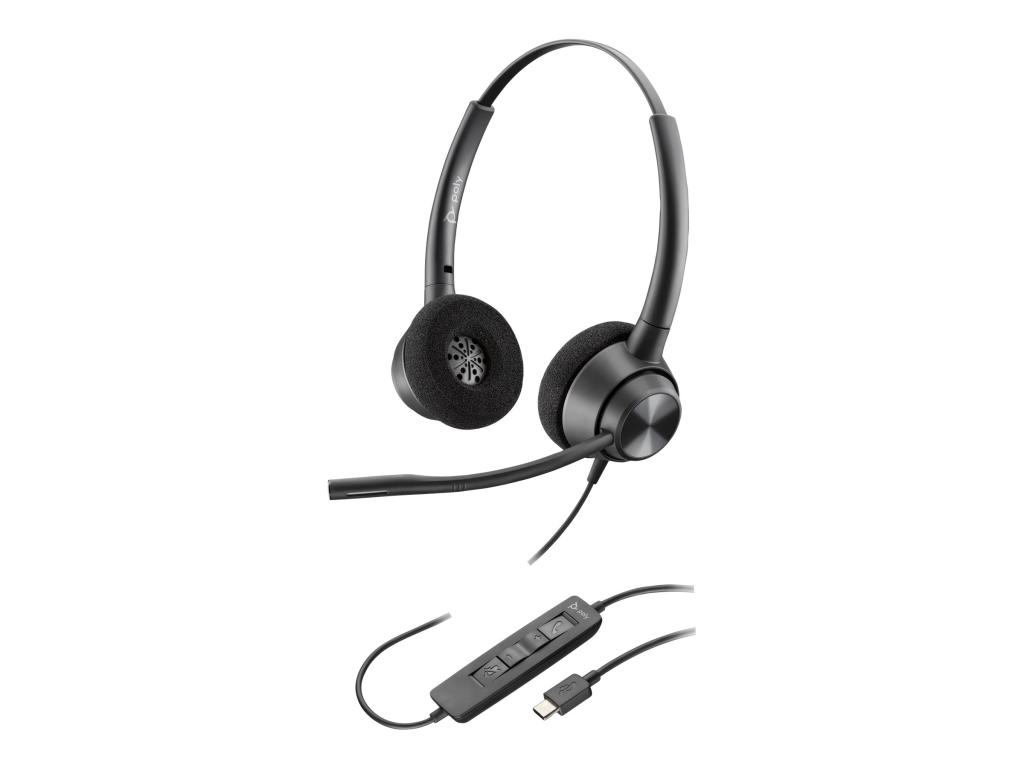 Image HP Poly EncorePro 320 Stereo USB-A Headset TAA