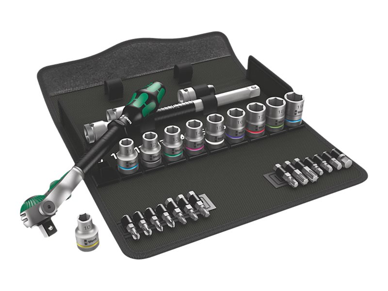 Image WERA Metall Knarre Zyklop Speed 1/2" Set
