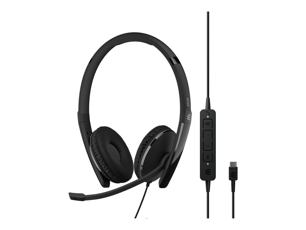 Image EPOS ADAPT 160T ANC USB-C Stereo USB-C Headset mit In-Line Call Control ANC Te