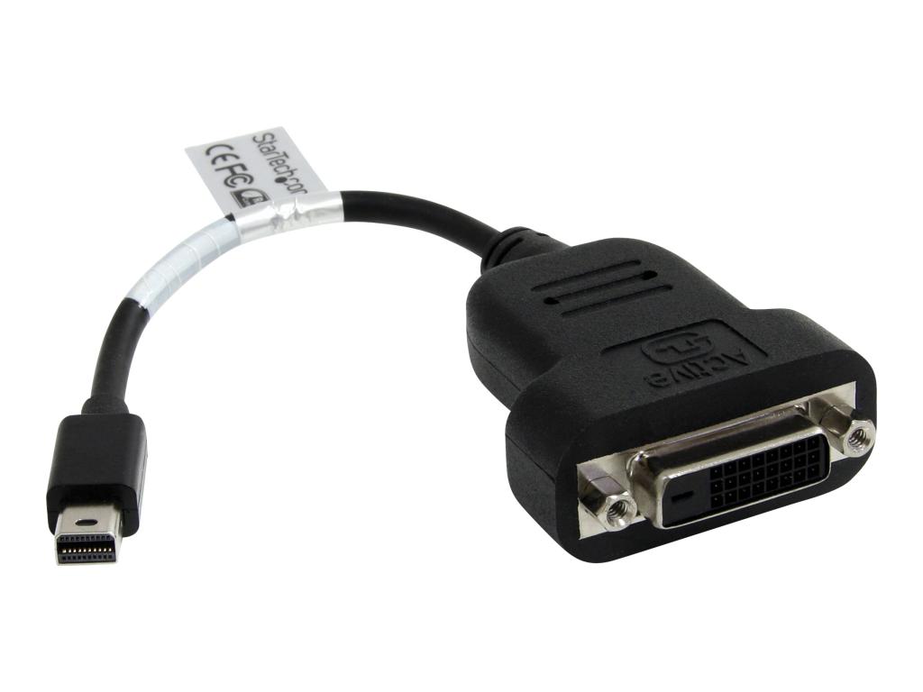 Image STARTECH.COM Aktiver Mini DisplayPort auf DVI Adapter  - mDP zu DVI (Stecker/Bu