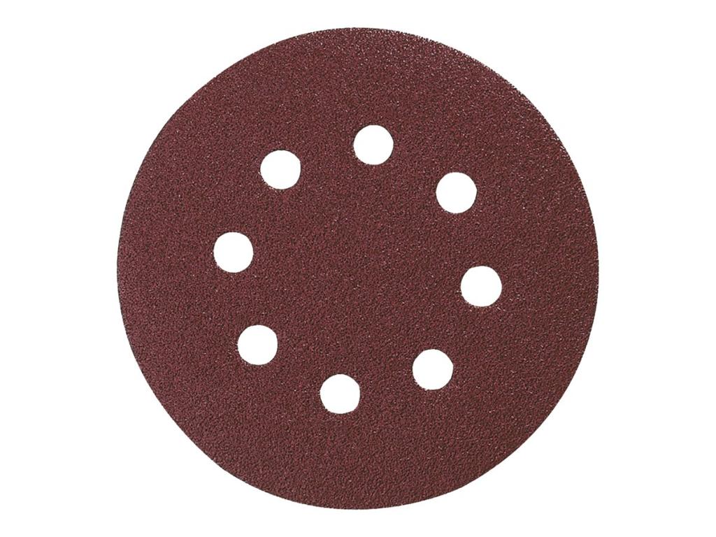 Image MAKITA - Schleifpapier - für Holz, Metall - 10 Stücke - 125 mm - rund - Körnung