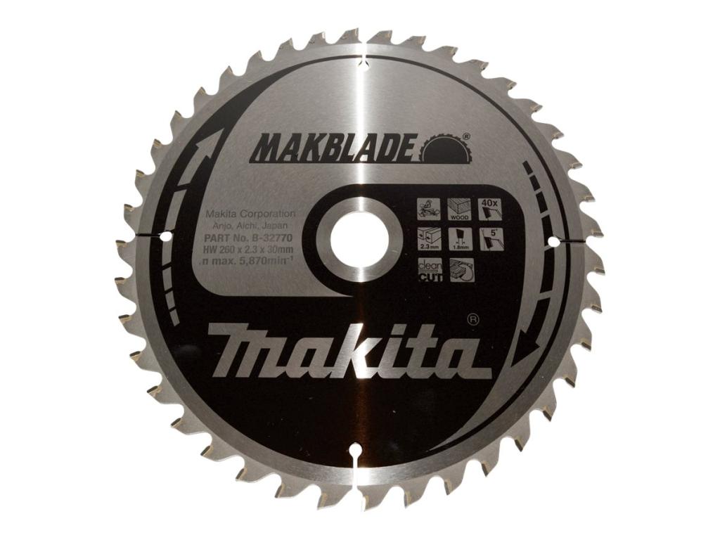 Image MAKITA Sägeblatt Makblade 260x30x40Z 1 Stück