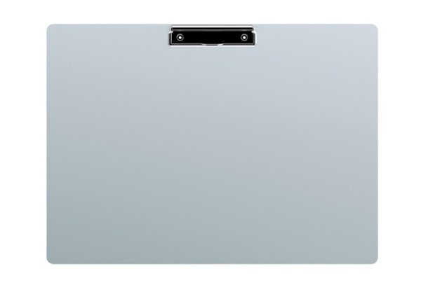 Image A3 Schreibplatte Aluminium mit Bügelklemme lange Seite