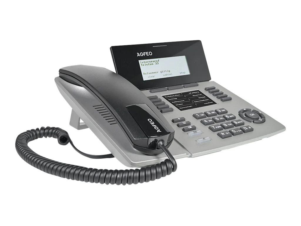 Image AGFEO Systemtelefon ST54 IP SENSORfon silber
