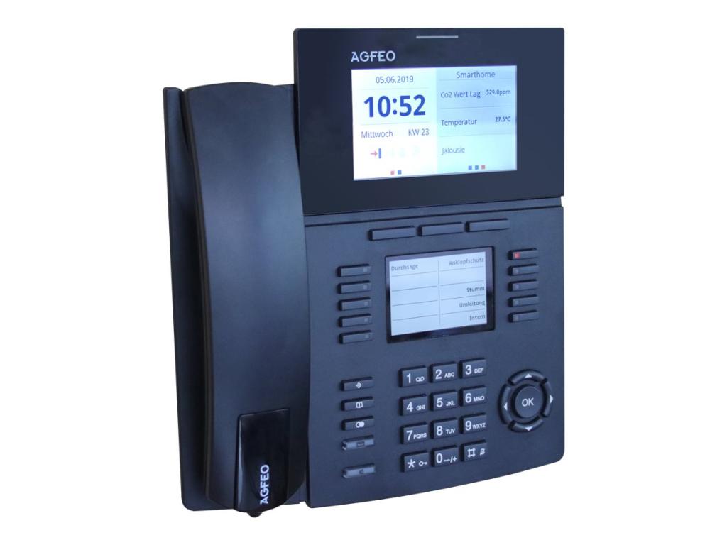 Image AGFEO Systemtelefon ST56 IP SENSORfon silber