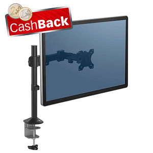 Image AKTION: Fellowes Monitor-Halterung Reflex schwarz, Tischklemme, Tischbohrung mit CashBack