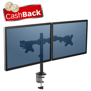 Image AKTION: Fellowes Monitor-Halterung Reflex schwarz, Tischklemme, Tischbohrung mit CashBack