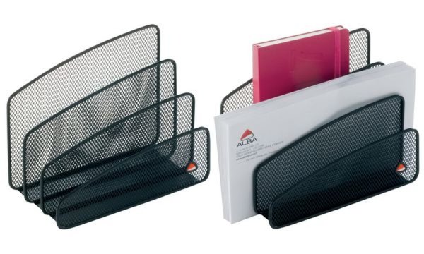 Image ALBA Briefständer MESHLETTER, aus D rahtmetall, schwarz (74800032)