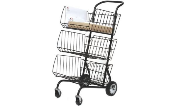 Image ALBA Postwagen, aus Stahl, schwarz (74800041)