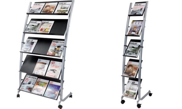 Image ALBA Prospektregal, für 20 x DIN A4 , Breite: 820 mm (74800007)