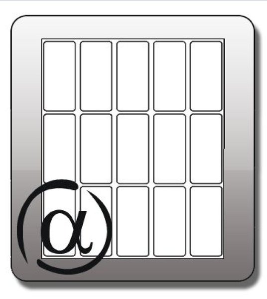 Image Etiketten Handbeschriftung 20x50mm, weiss, permanent, selbstklebend