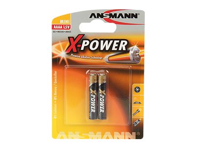 Image ANSMANN 1x2 Ansmann Alkaline AAAA X-Power