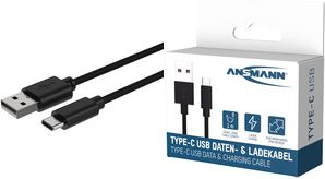 Image ANSMANN Daten und Ladekabel USB zu USB-Typ-C 100cm (1700-0130)