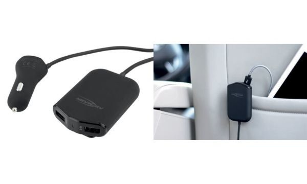 Image ANSMANN In-Car 1000-0017 USB-Ladegerät KFZ, LKW Ausgangsstrom (max.) 9600 mA 4 
