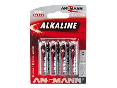 Image ANSMANN RED AA Alkaline Batterie  Original