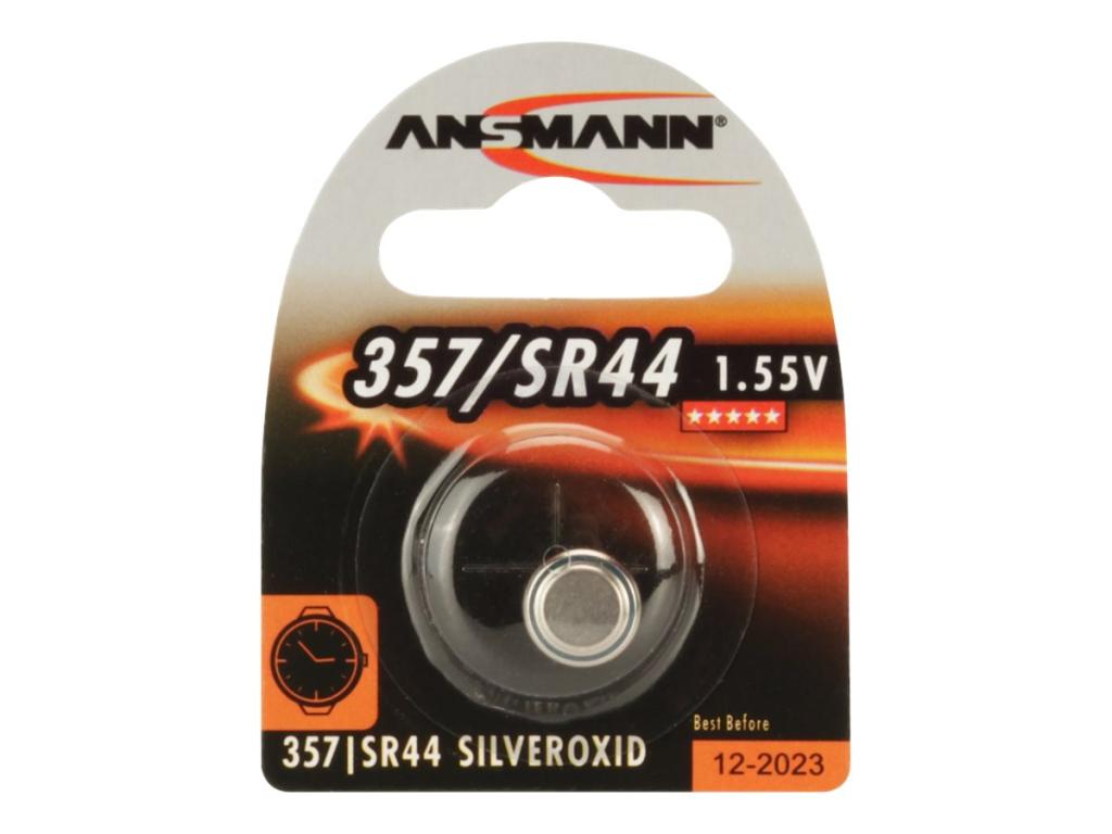 Image ANSMANN Uhrenbatterie Silveroxid 1.55V SR44/357