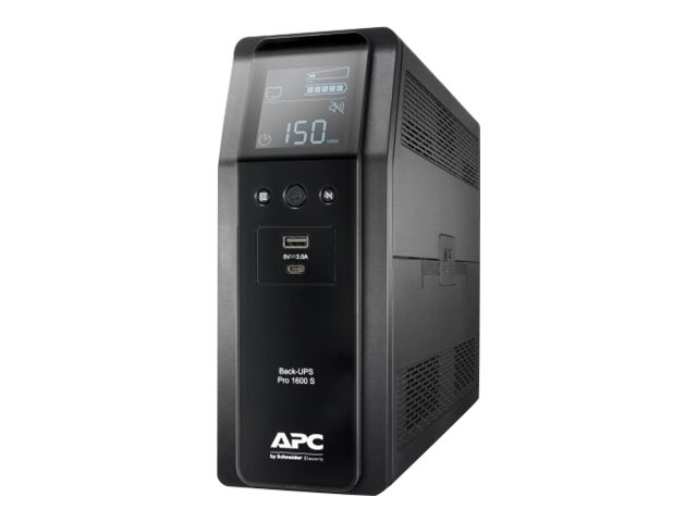 Image APC Back UPS Pro BR 1600VA Sinewave 8 Outlets AVR LCD interface