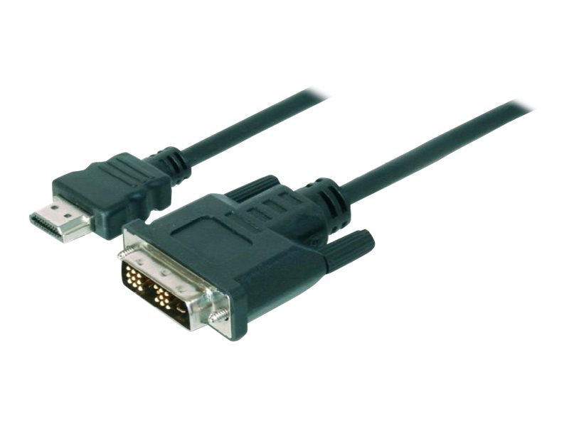 Image ASSMANN HDMI zu DVI-D 18+1 Anschlusskabel 3m schwarz bulk