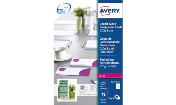 Image AVERY Quick & Clean Korrespondenz-K arten (7202359)