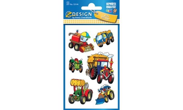 Image AVERY Zweckform Z-Design Kids Stick er Traktor (72053144)