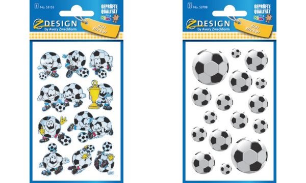 Image AVERY Zweckform ZDesign KIDS Sticke r Fußball (72053709)