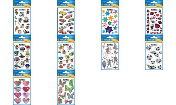Image AVERY Zweckform ZDesign KIDS Tattoo s Schmetterling (72056742)