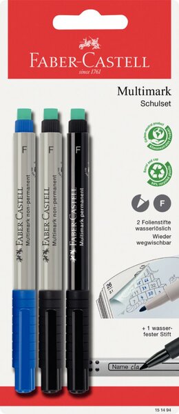 Image Multimark Folienstift, Strichstärke: 0,6, 3er Blisterkarte: