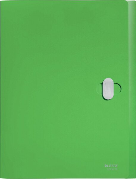 Image Ablagebox Recycle, DIN A4, PP, grün, 3 Klappen, für ca. 250 Blatt (80g/qm),