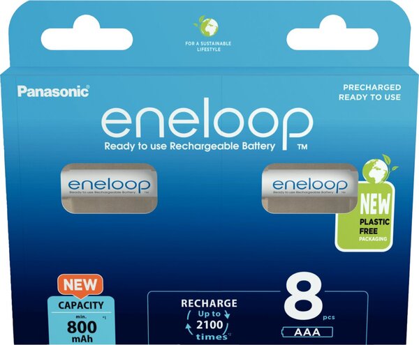 Image Akku Eneloop, NiMH, Micro, AAA, 800mAh, HR03, 1.2V