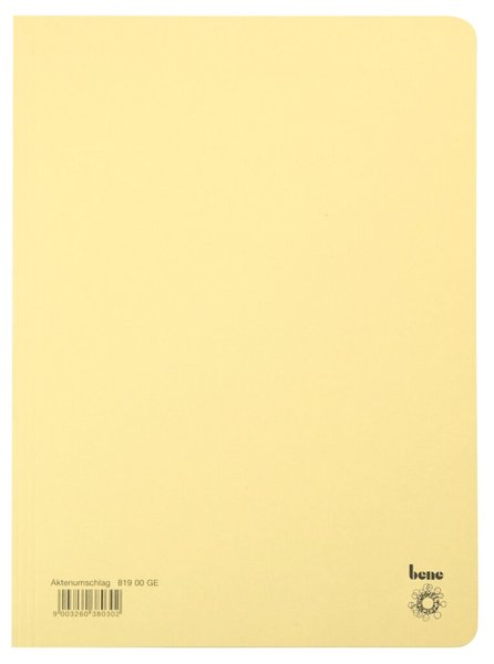 Image Aktenumschlag, A4, 250g/m2, gelb, für. ca. 250 Blatt