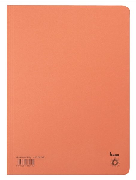Image Aktenumschlag, A4, 250g/m2, orange, für. ca. 250 Blatt