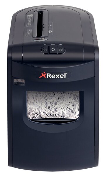 Image Aktenvernichter Mercury RES1523 P-2 schwarz, Streifenschnitt 6mm, 15 Blatt