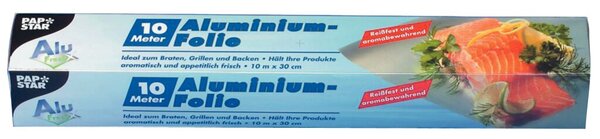 Image Alufolie 10m x 30cm auf Rolle in Faltschachtel mit Spenderöffnung