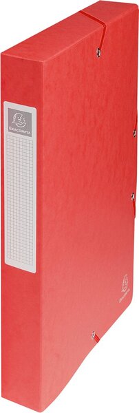 Image Archivboxen Exabox 40mm Rücken rot Manila Karton Nature Future 700g,A4
