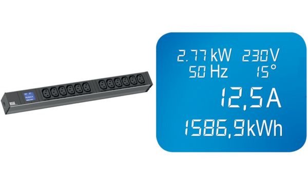 Image BACHMANN 19 Steckdosenleiste Blue net BN0500, 12-fach (11297216)