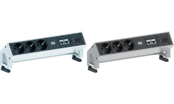 Image BACHMANN Steckdoseneinheit DESK 2 , 5-fach, weiß (11297148)