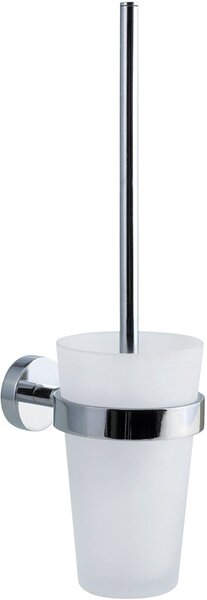 Image WC-Bürstengarnitur POWER.KIT SMOOZ hochglanzverchromt, satiniertes Glas