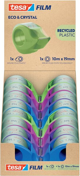 Image tesa Mini Abroller inkl. tesa Film ECO & CRYSTAL, Display