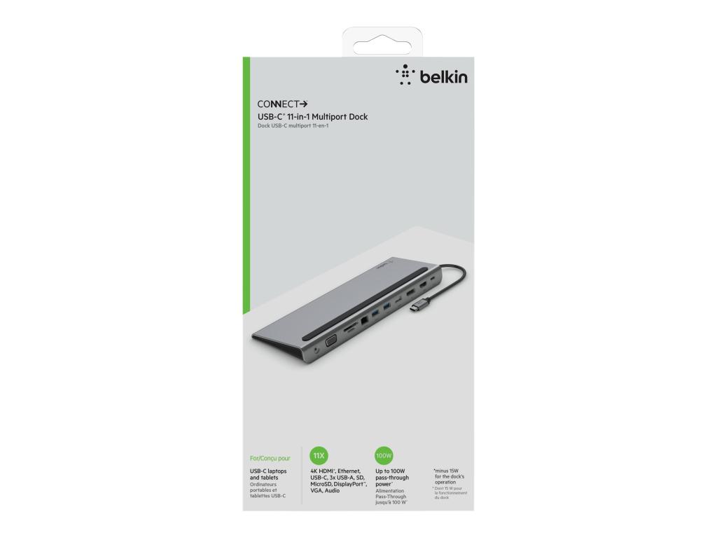 Image BELKIN CONNECT USB-C 11-in-1 Multiport-Dock INC004btSGY