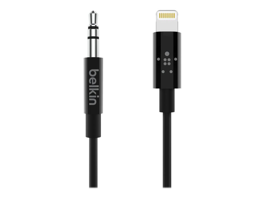 Image BELKIN MixIT Lightning auf 3,5mm AUX Kabel, 0.9 m, schwarz