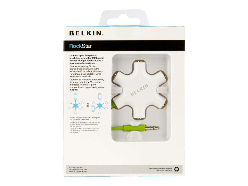 Image BELKIN RockStar 3,5mm Aud./USB-C Kabel 1,8m schw. F7U079bt06-BLK