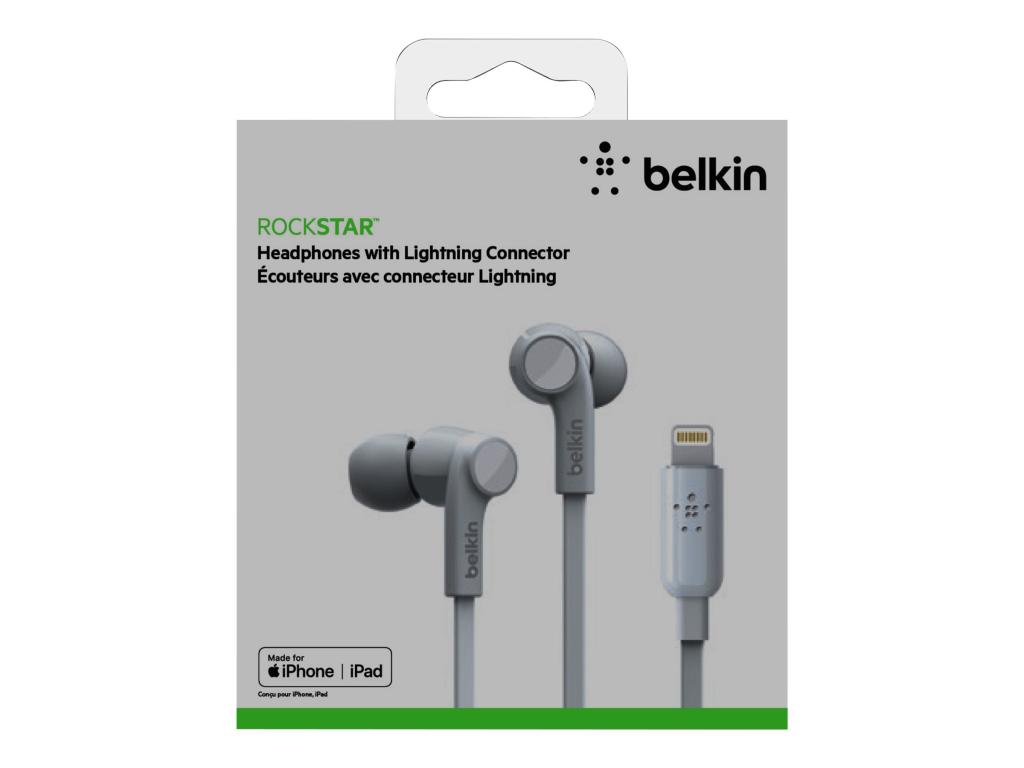 Image BELKIN Rockstar In-Ear Kopfhörer USB-C Connector ws. G3H0002btWHT