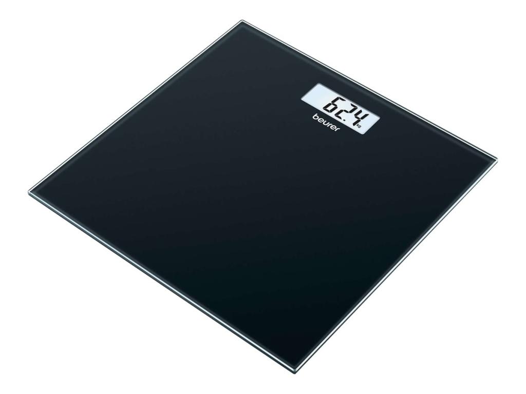 Image BEURER GS 10 Glaswaage black 180kg LCD-Anzeige 756.21