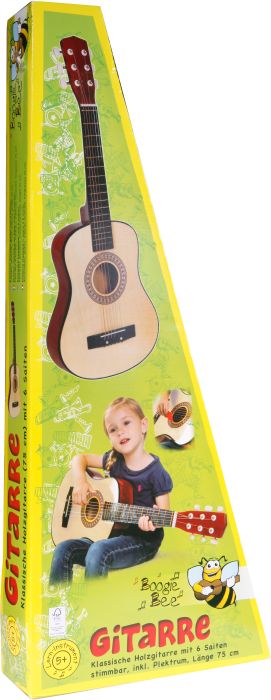 Image BGB Holzgitarre mit 6 Saiten, 75cm, Nr: 68402051