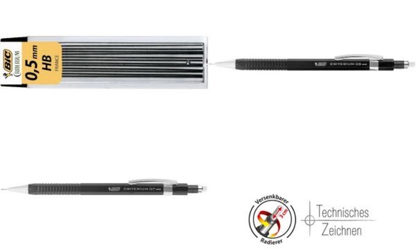 Image BIC Druckbleistift Criterium, Minen stärke: 0,7 mm, schwarz (5103360)