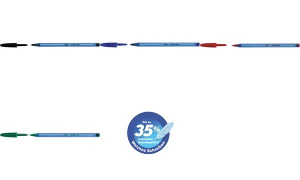 Image BIC Kugelschreiber Cristal Soft, St richfarbe: blau (5103498)